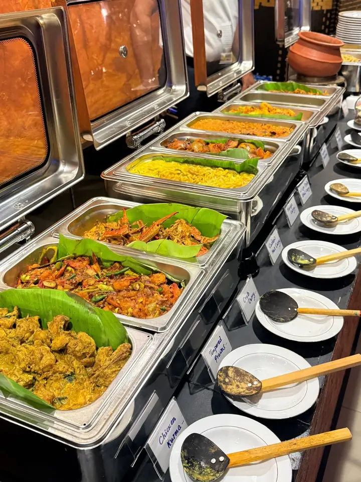 A selection of dishes at a WellOn buffet